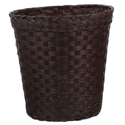 brown trash can bathroom|walmart waste baskets for bathroom.